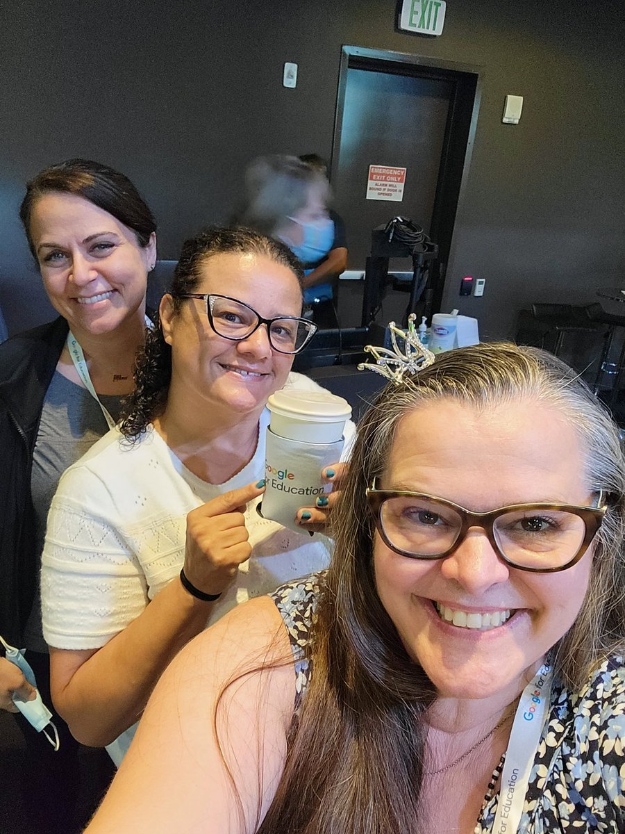 mtouceda's tweet photo. What a fun day of learning with these gals! Thanks for making the trainer certification process a lot less scary! @TinaPapazian @AJaeLugo @GoogleForEdu @ITI_LAUSD #ITIFriday #EmpoweredByITI #alwayslearning https://t.co/61shweRB8E