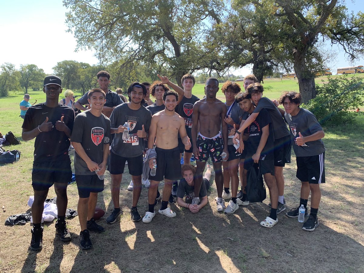 TTrojanSC's tweet photo. Congrats to the soccer boys who represented us well at the X-Country meet today. Erick Maldonado is faster than we thought 😉 https://t.co/Iba5IkLKkh