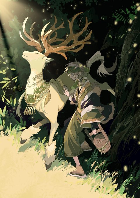 「deer holding」 illustration images(Latest)