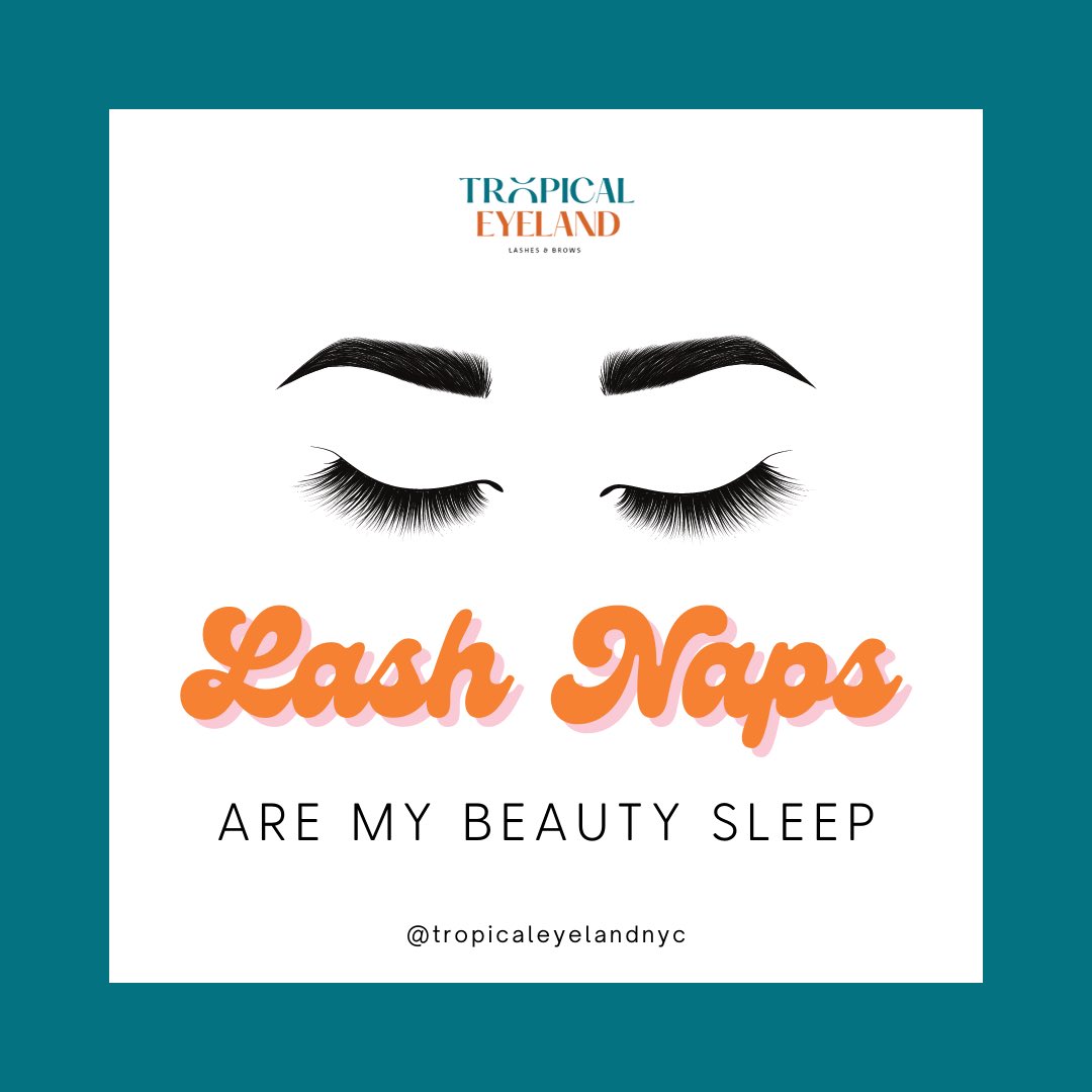 tropicaleyeland's tweet photo. Beauty rest? More like Lash Naps for me!
Come by the salon and treat yourself to the Lash Nap you deserve!
#lashextensions #lashappointments #lashtech #lashtechnician #lashmapping #lashguypro #lashguy #lashpro #lashstylist #lashtech #lashartist #newlashtech #newlashartist https://t.co/l4GZ77Q4HV