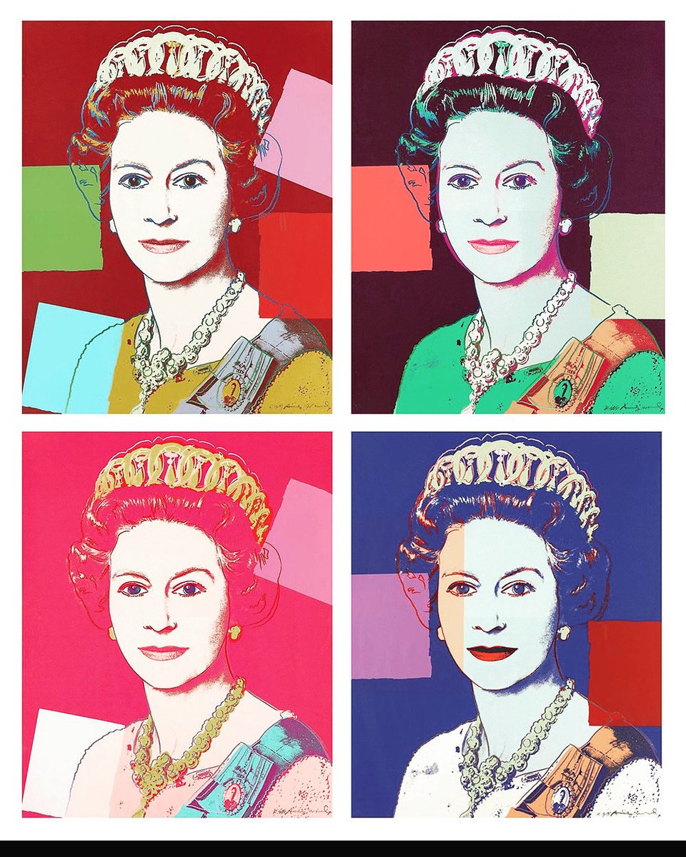 dalovska's tweet photo. #queenelizabethii 1985 #serigrafia #andywarhol #popart 👑⚜️❤️ https://t.co/T67RQoYwbM
