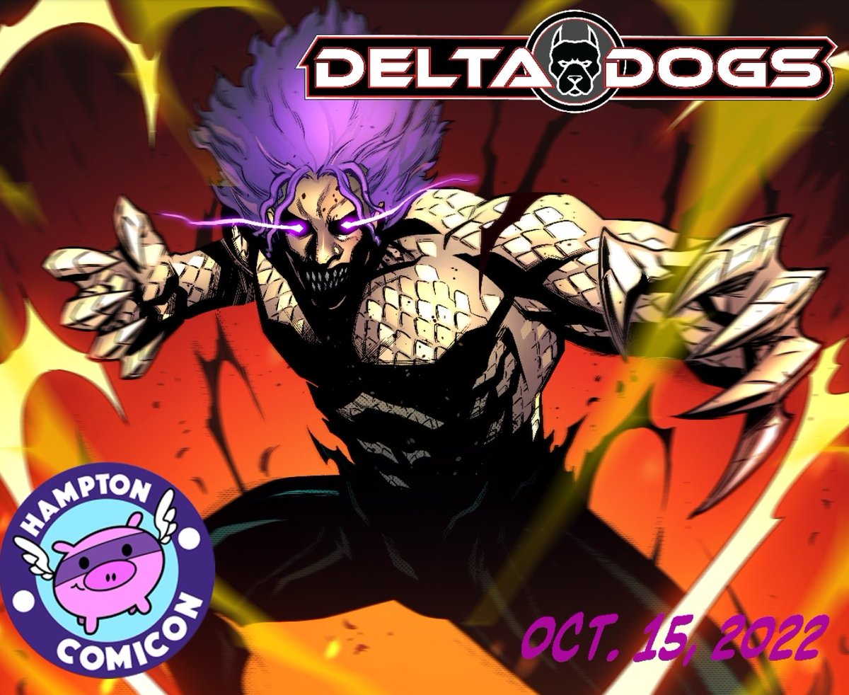 DeltaDogsComics's tweet photo. @HamptonComicon Make sure you guys grab your tickets! We will be at Hampton Comic Con this year! https://t.co/vduWj5mygH