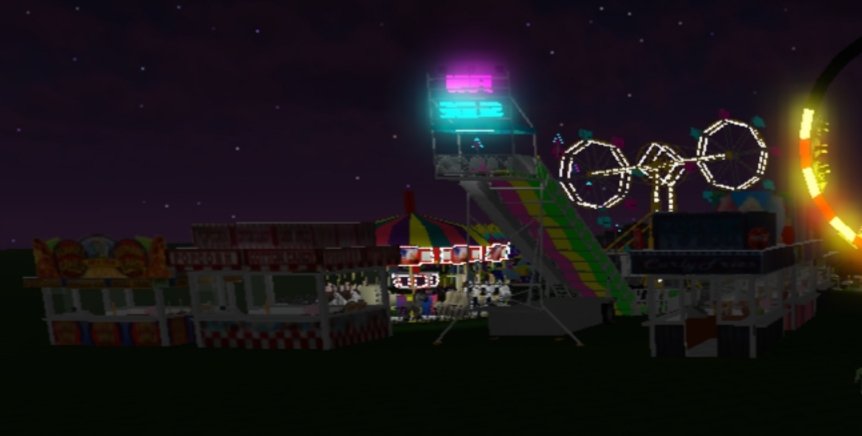 JakePlays123's tweet photo. Wow look at that slide and the food stands๐ก๐ข #robloxstatefair https://t.co/JCNg9FMfUE