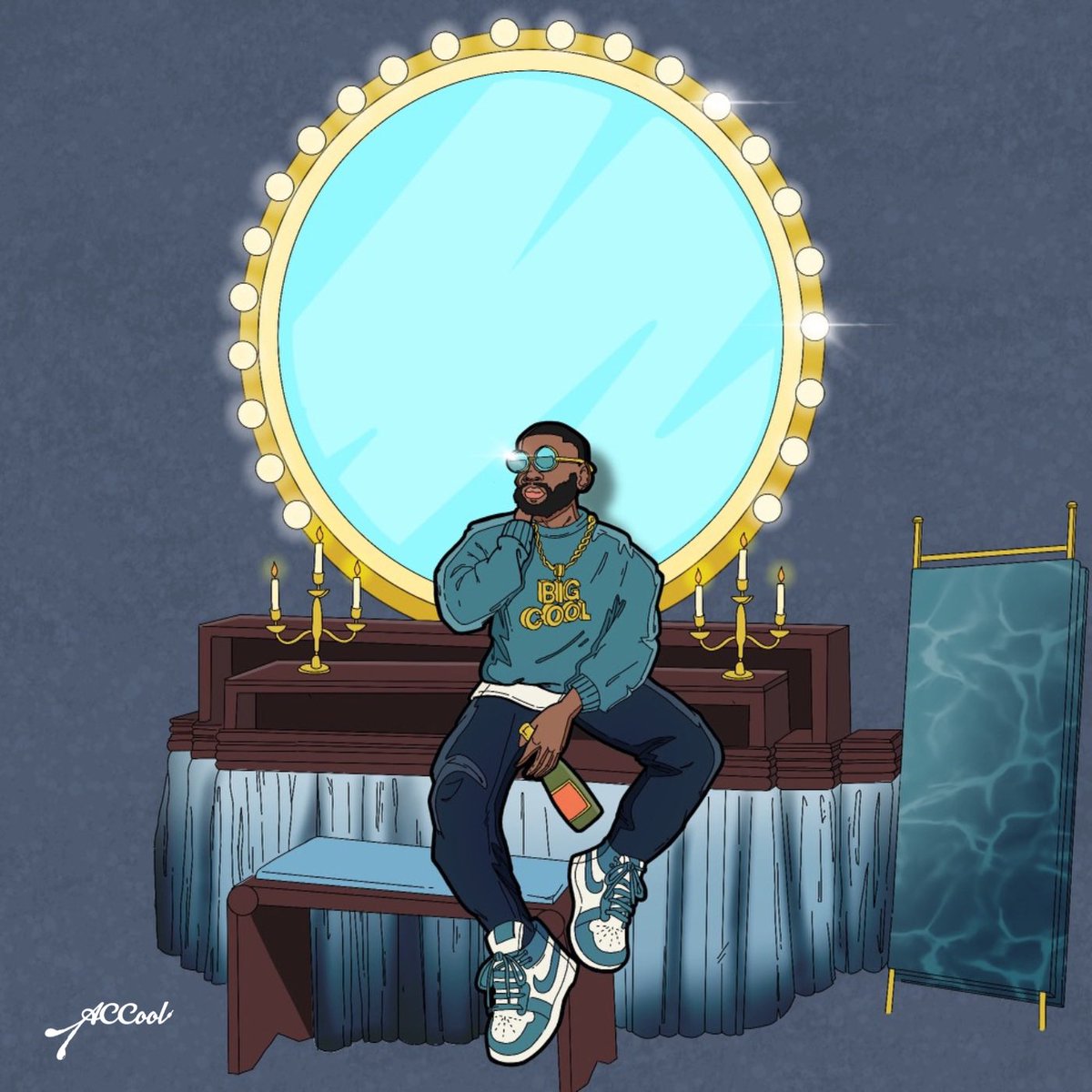 itsaccool's tweet photo. Every great artist had an alter ego, right? My second album, BIG COOL is out now and available everywhere. 

We moving different moving forward.

Thank you. #BIGCOOL 🍾😤💿 https://t.co/HfrZTU3m9n https://t.co/VKTp18XRQk