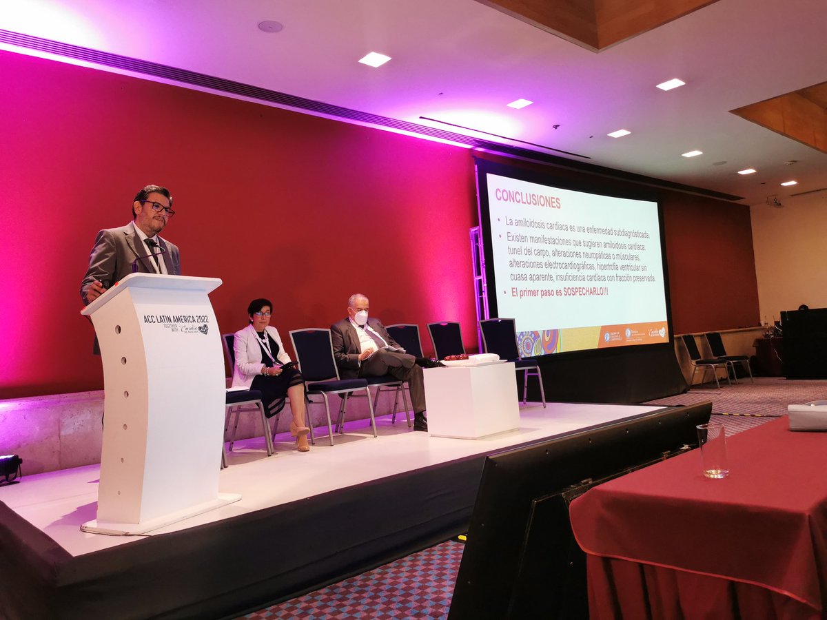 Compartiendo conocimiento sobre #Amiloidosis cardiaca para mejorar el diagnóstico y tratamiento de la enfermedad. #AMILOLATAM presente en #ACCLatinAmerica &amp; #CardioAcademic2022 <a href="/ACCinTouch/">American College of Cardiology</a> <a href="/CardioAcademic/">CardioAcademic</a> <a href="/JorgeCamill/">Jorge Camilletti</a> <a href="/alexandersoneri/">Erick Alexanderson R</a>