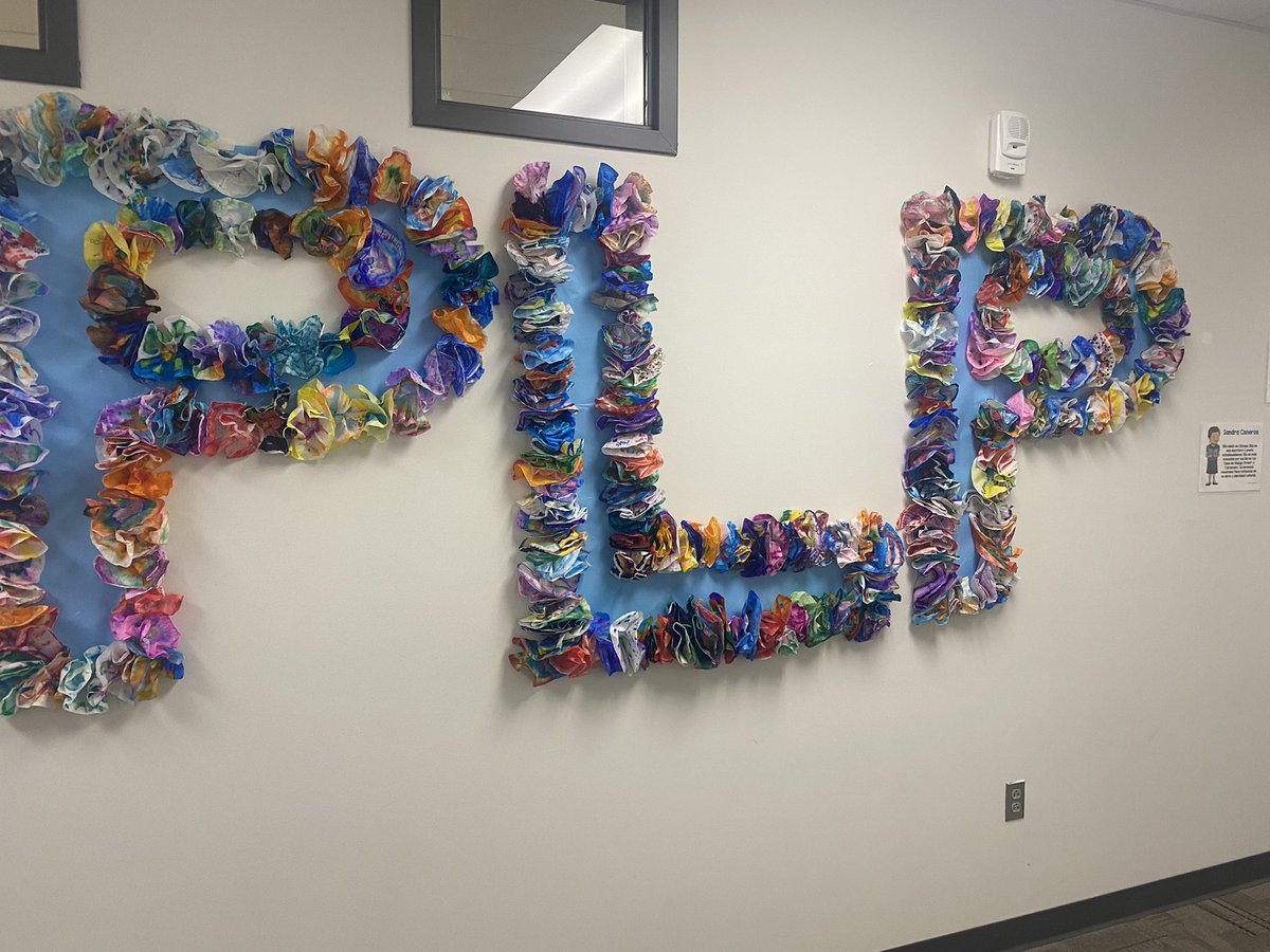 Ms. Clegg and the students created Dots after reading The Dot by <a href="/peterhreynolds/">Peter H. Reynolds</a> ! You make <a href="/PineLakePrep/">Pine Lake Prep</a> proud!
