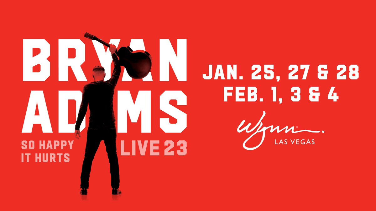 Bryan returns to the Encore Theatre at the @WynnLasVegas for six nights Jan 25 - Feb 4! Artist Pre-sale starts Weds at 10am! Use Code: BRYANVEGAS bit.ly/BAVEGAS2023 #Vegas #SoHappyItHurts