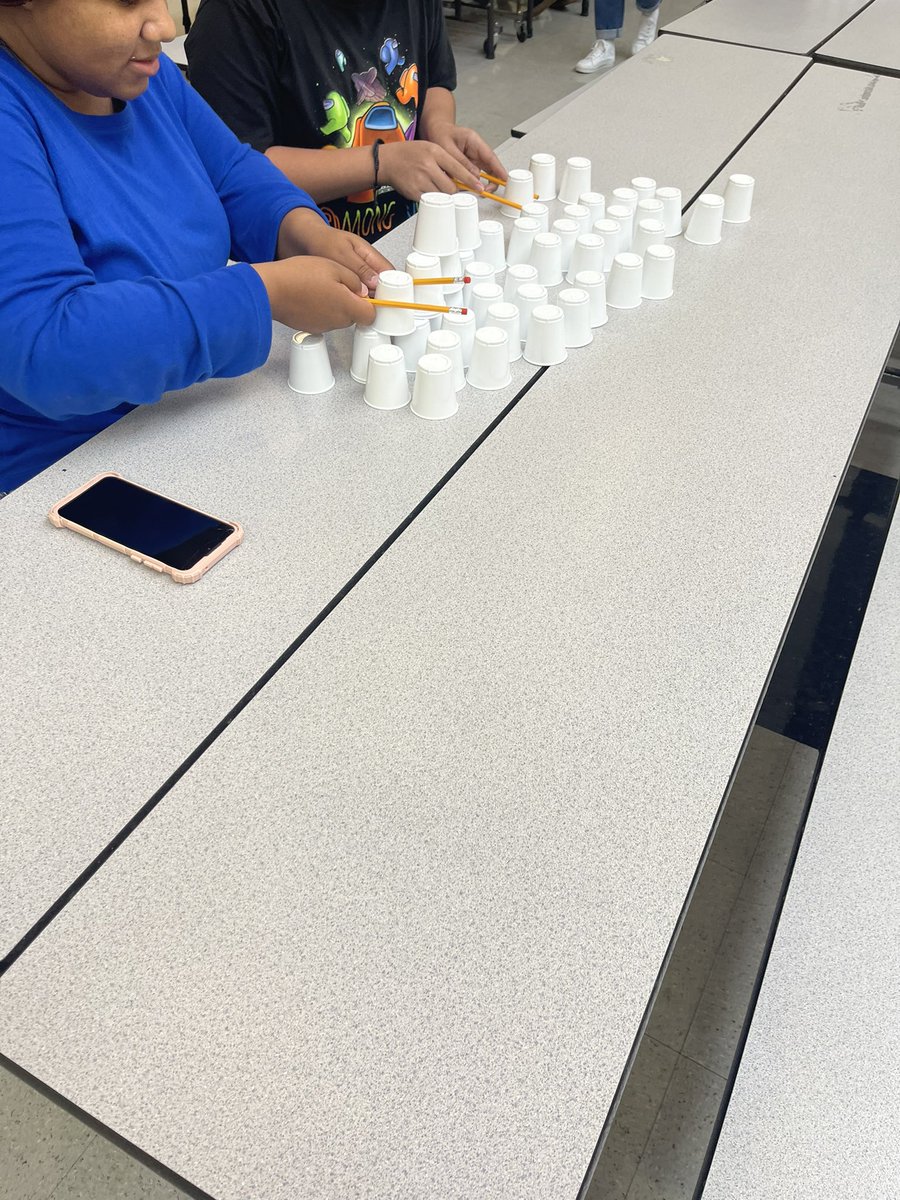 ScientistDavis's tweet photo. #PBISfun love to see the excitement of Ss during “Minute to Win It Fridays!”at @cowanroad1 How many cups can you stack using only pencils in 1 min?! Thank you scholars for exuding panther P.R.I.D.E daily! @GSCSMTSS @GriffinSpalding @SpecialistAcres @howsergonnabe3 @mindyrdavis7 https://t.co/FyjvapZXq4