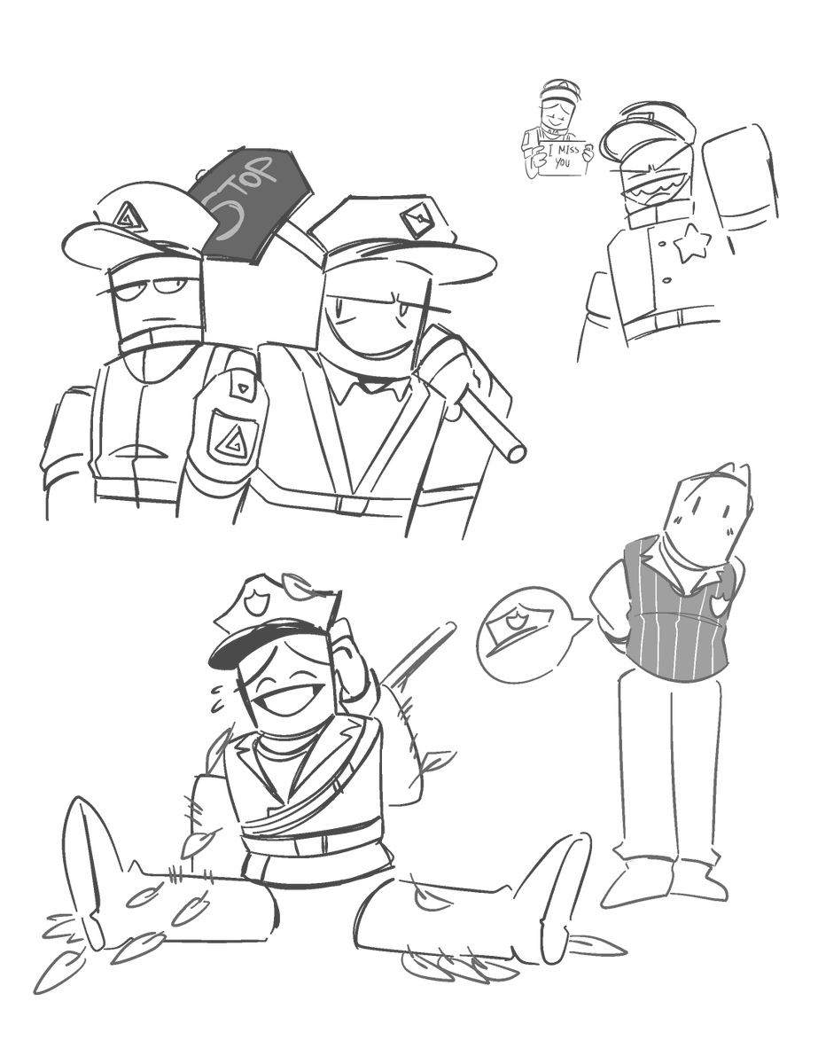 M4CK4CHE's tweet photo. #robloxart || Rookie and just himself. Just himself. Just himself. Just himself. https://t.co/5qGrJpuc2R