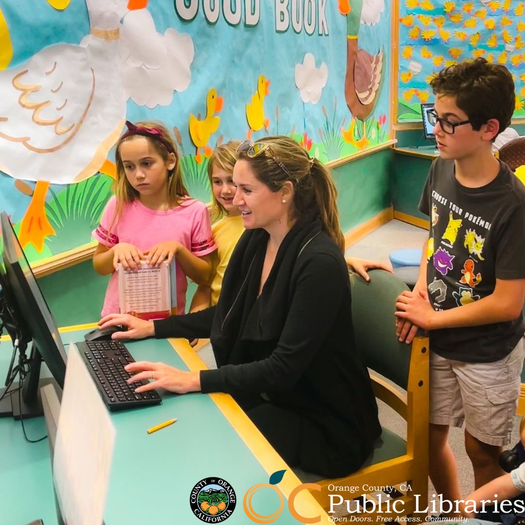 ocpublib's tweet photo. This #OCPublicLibraries mom is teaching her kids to use the card catalog. Look out world! Knowledge is power.
#libraries #OCPL #orangecounty #gotothelibrary https://t.co/TPx0HhZ8Rn