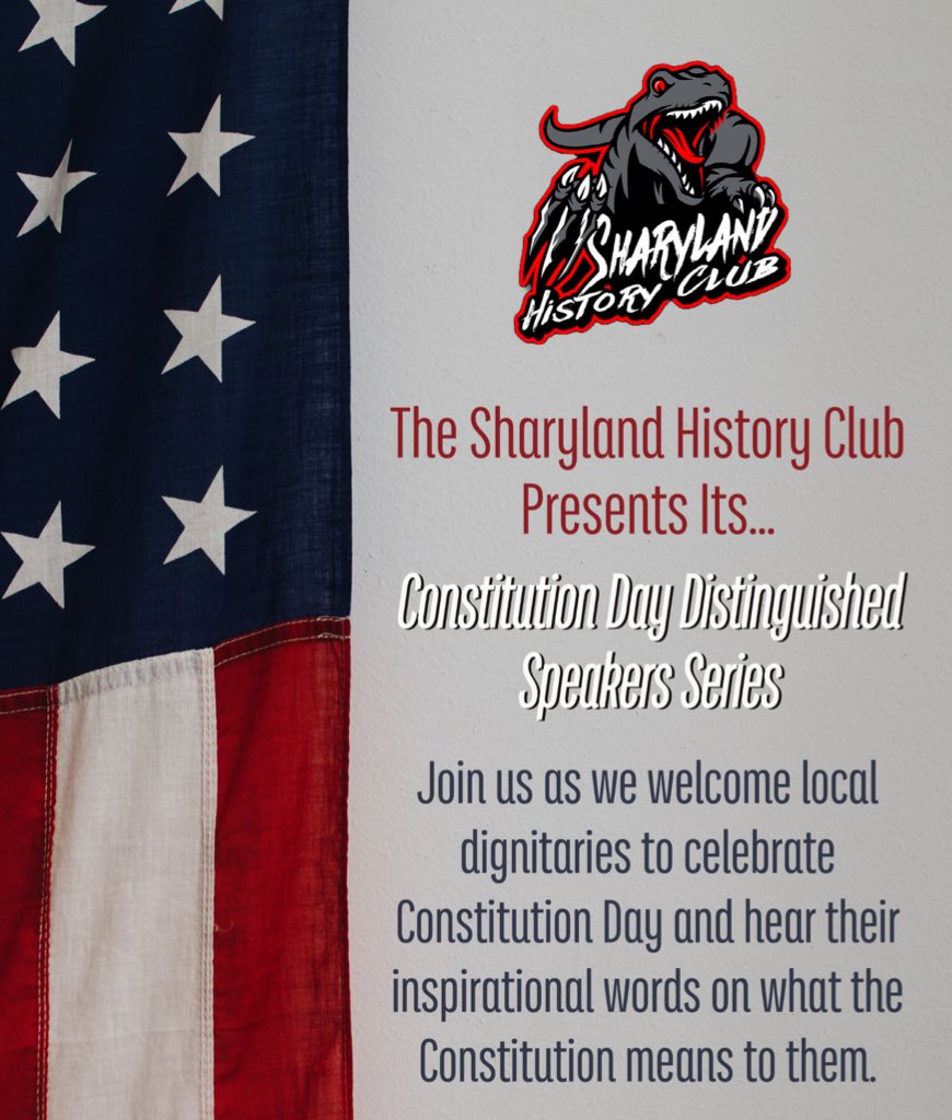 SharyHistClub's tweet photo. We’re excited to welcome local dignitaries next Friday as we celebrate Constitution Day! https://t.co/DoH9M6UNTx