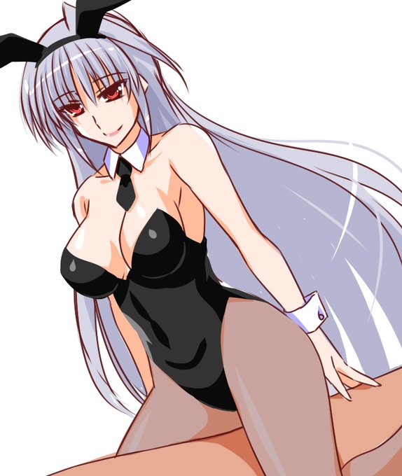 バニー姿で上に乗ってくれるアインスさん 