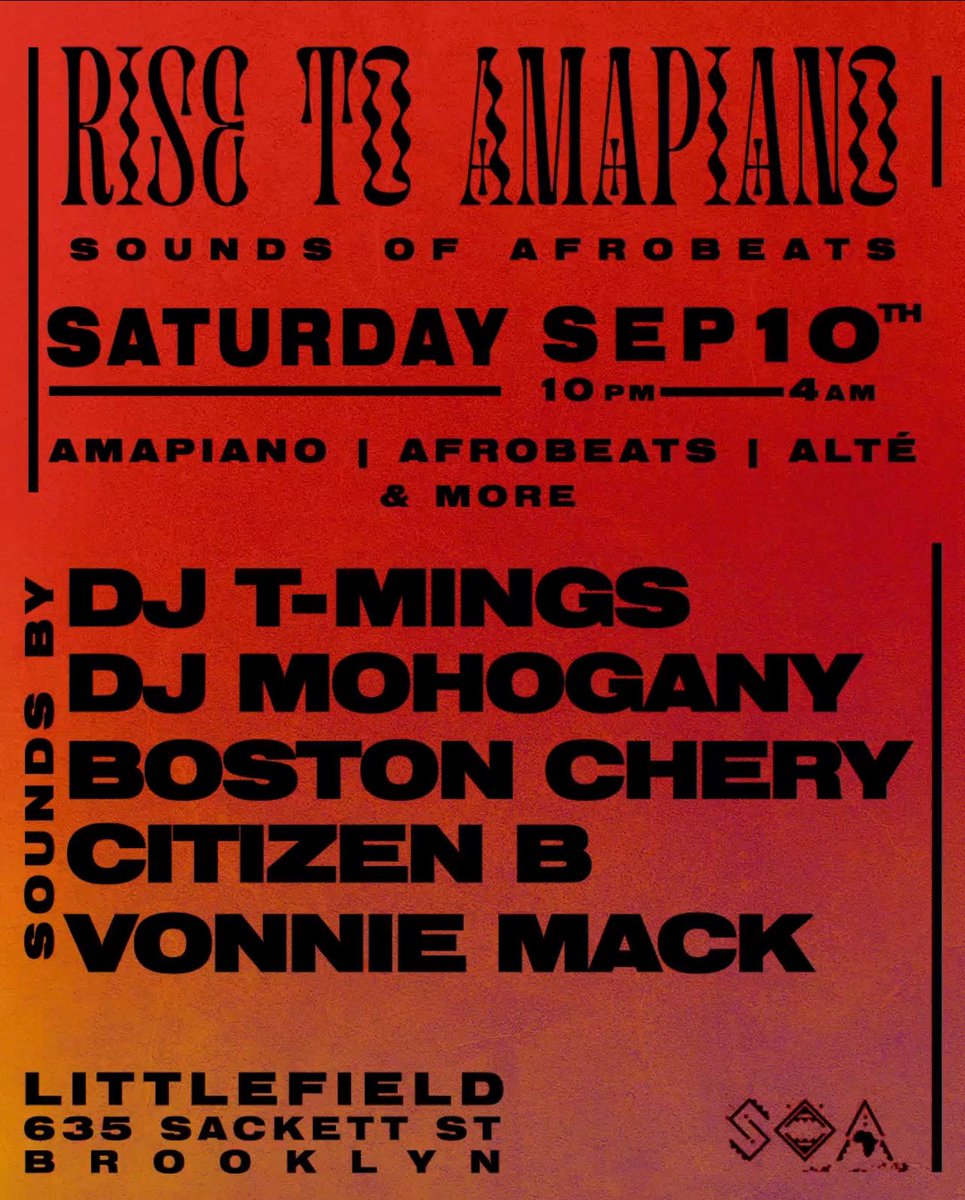 TOMORROW, NEW YORK CITY!