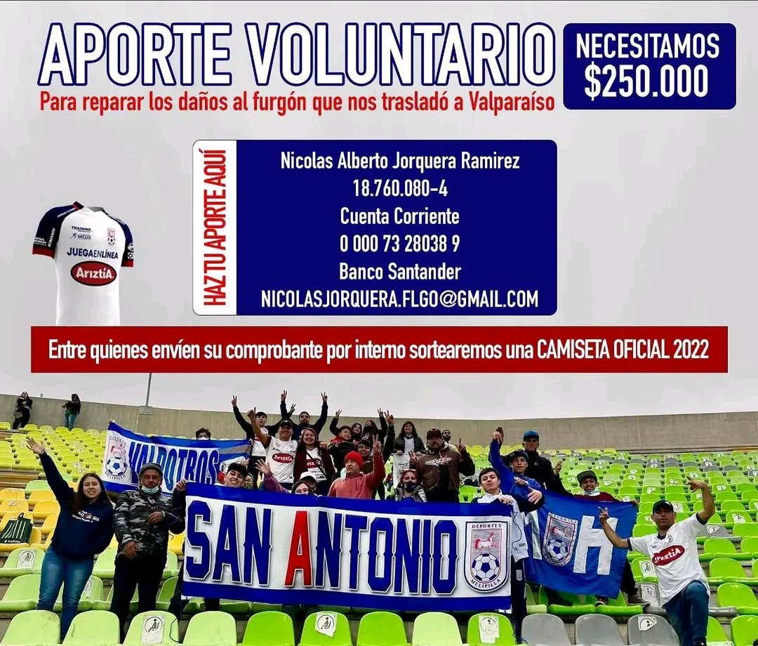 HinchasMeli's tweet photo. Llamamos a los hinchas de DEPORTES MELIPILLA a colaborar para las reparaciones del furgón dañado en Valparaíso el martes. ¡Todo aporte ayuda! #VamosMelipilla https://t.co/do1OqSuXh9