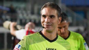 ItalianSerieA's tweet image. 👉 Napoli vs Spezia, Match Officials
Serie A Week 6

🗓️ Saturday 10 September 2022
🏟️ Diego Armando Maradona Stadium
⏲️ 15:00

🙍‍♂️ Referee: SANTORO
🚩 Assistants: MARGANI – D’ASCANIO
🥅 4⃣ Fourth Official: VOLPI
VAR: VALERI

@Domii_Torello @FarFromVesuvius 
italiansoccerseriea.com/ssc-napoli/ser…