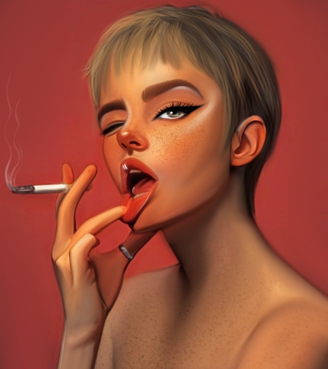 GN #NFTCommunity🔻
I decided to share my first work on Foundation! Which do you think I should choose first? Right or left?

#KatoOGgo #NFTs #NFT #NFTart #NFTdrop #WomenInNFTs