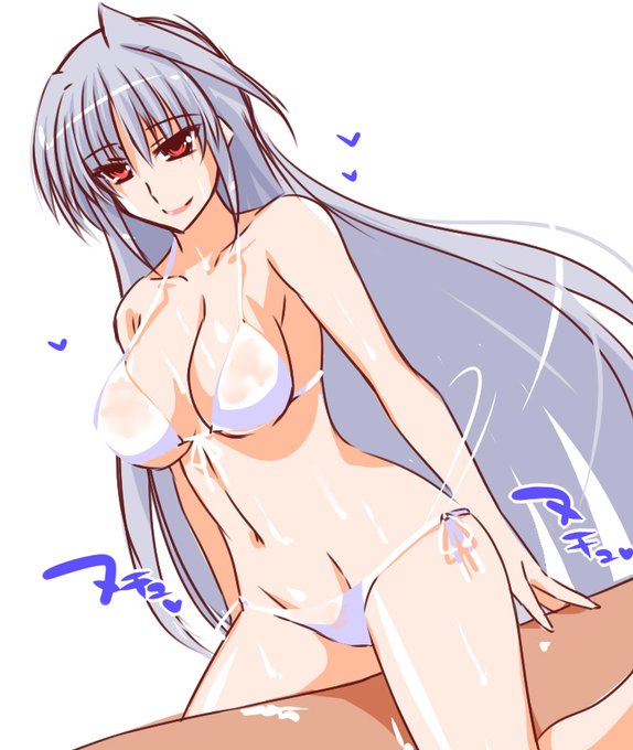 薄い白布ビキニローションマッサージなので透けるし、にゅるんって、にゅるん、ってなること間違いなしやっ 