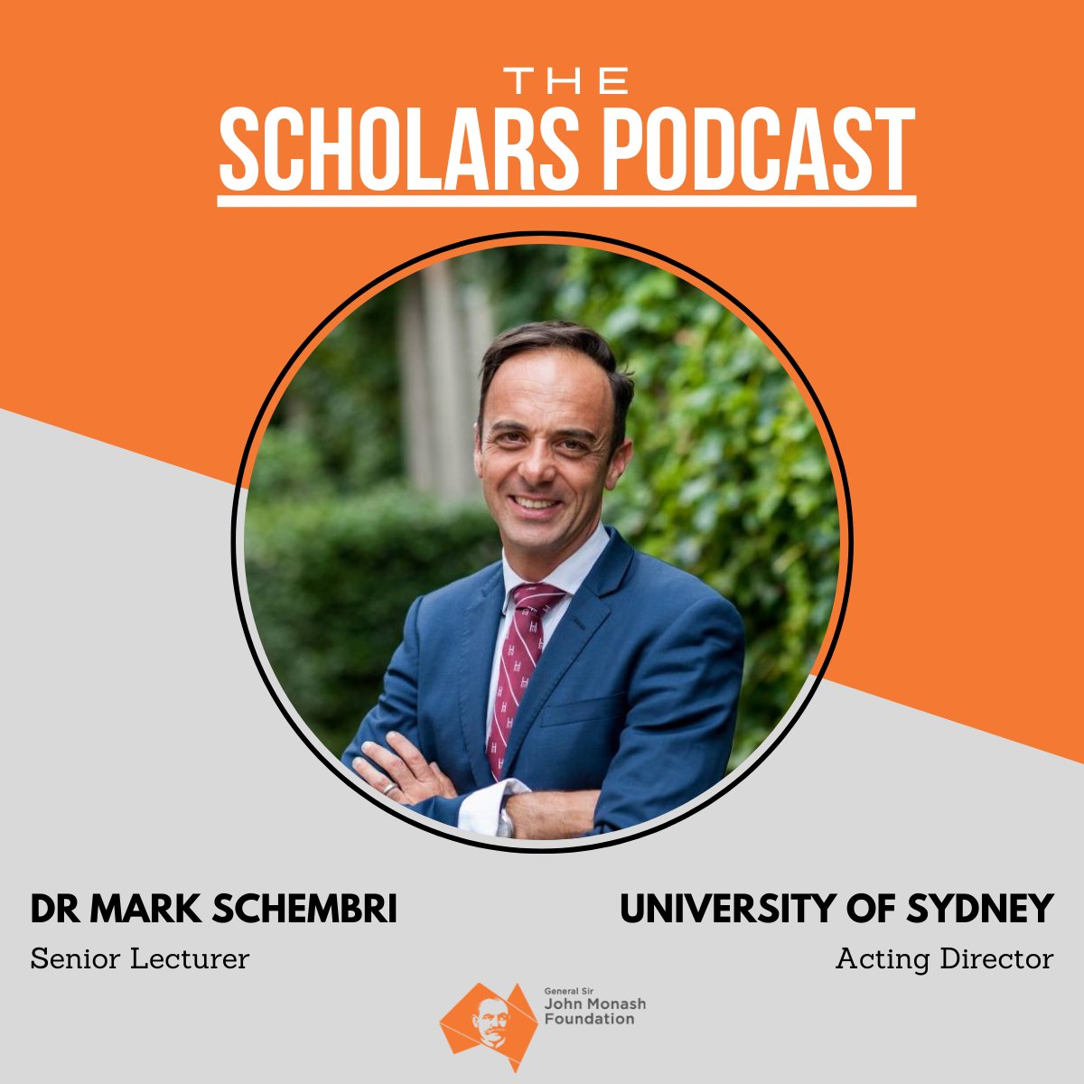 PODCAST: We speak with 2009 John Monash Scholar and Board Director, Dr Mark Schembri about his work as #practitioner in both human and animal #medicine and as the Chairman of the National Selection Panel for the Sir John Monash Scholarship. Listen here: open.spotify.com/episode/2cTfIc…