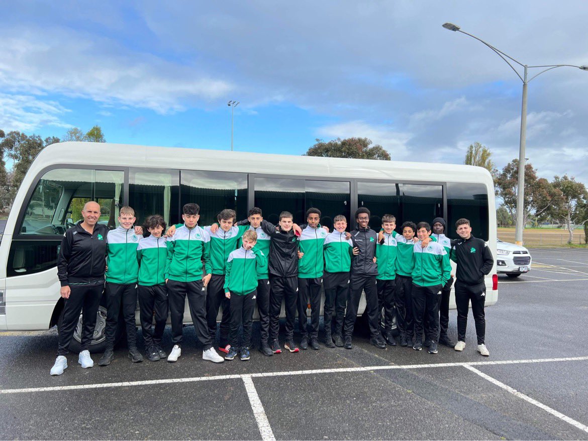 GreenGullySC's tweet photo. Our under 14 JNPL side are off as they travel to play Murray United!

#gogreen #jnpl https://t.co/H5O7Eoe1Kc