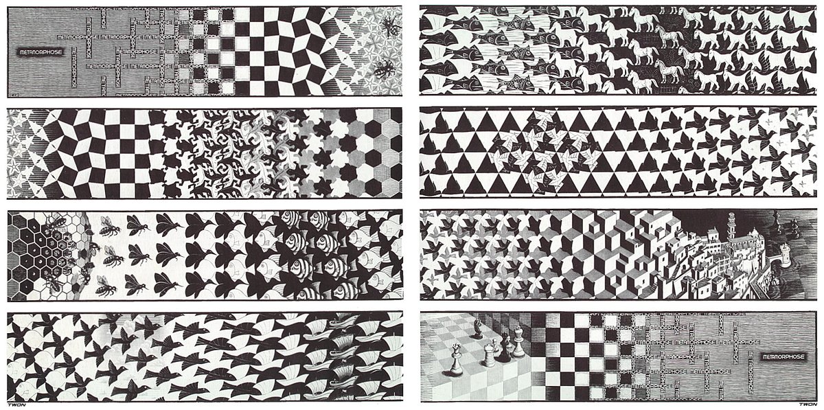Metamorphosis III, 1968 #escher #mcescher wikiart.org/en/m-c-escher/…