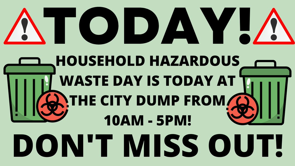 The next HHW day isn't until the spring, so get it done now if you can! Learn more here: yukon.ca/en/dispose-haz… #Yukon #recycle #Whitehorse ravenrecycling.org