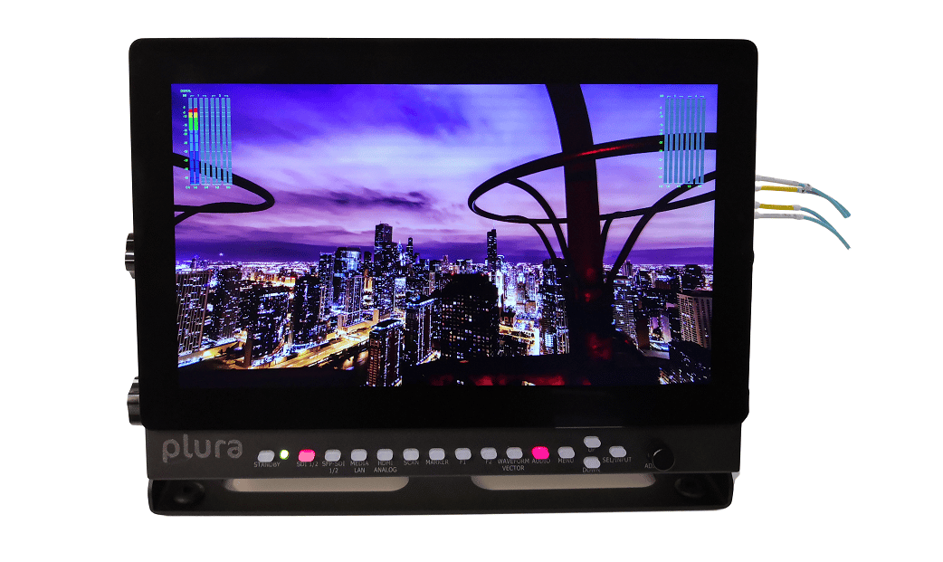 PLURABROADCAST's tweet photo. SFP-210-25G-H, 10" monitor from PLURA is the industry’s first TRUE-IP 25GbE portable broadcast &amp; media monitor solution, supporting uncompressed UHD based on SMPTE ST 2110, ST 2022-6Ŧ &amp; ST 2022-7 and supports up to 4096 x 2160 resolutions.  The flexibility and robustness of the S https://t.co/LnwFTuaLcf