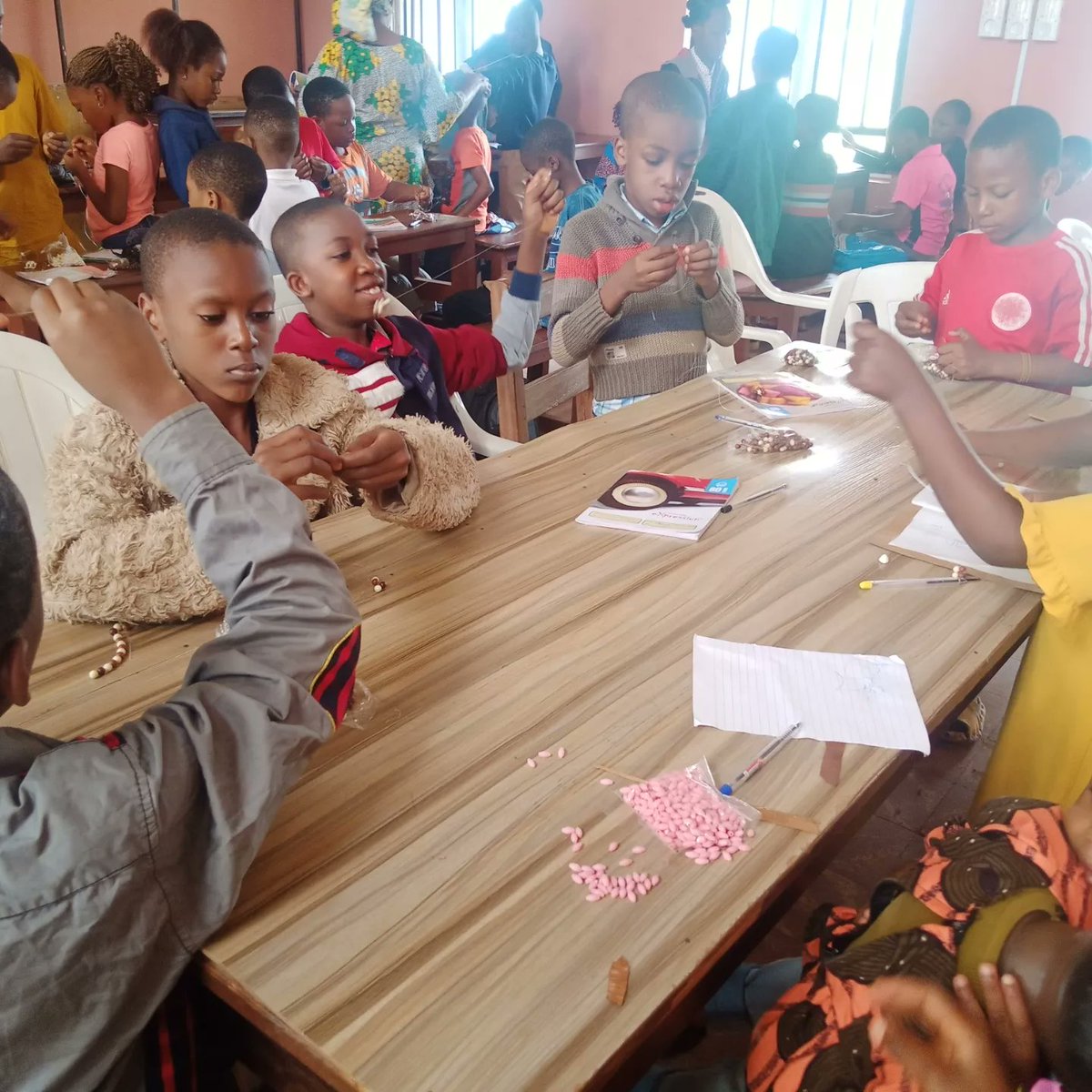Climate4Kiddies's tweet photo. #Children's Center Long #Vacation Program
The #Children's Center Committee organizes a Vacation Program for the Children. Coordinated the children between the ages of 6 - 11 years. This class were trained on #ClimateLIteracy, #Beading skills &amp; #Facinator Making, 

#shareyourself https://t.co/vaMNoXMlnX