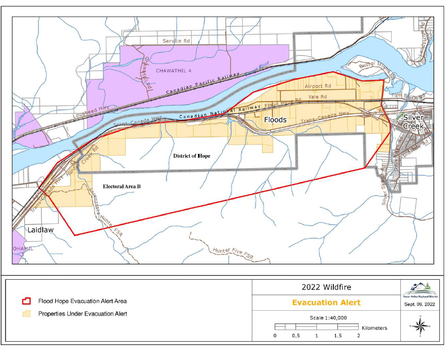 Fraser Valley Regional District on Twitter "Evacuation Alert issued