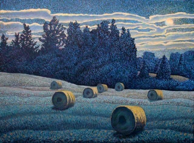 johnkinsella52's tweet photo. #fullmoon 
Nightbales, Shelter Valley 2016
Oil on canvas 
18 x 24 inches 
#HarvestMoon #art #ArtLovers #oilpainting #paintings @Anishinabe_Life @peac4love @ivon_ehd1 @kimahesse @AwareSpirit369 @ricelk_caroline @RiceLakeON @ElmhirstsResort https://t.co/7EVQjxNDpE
