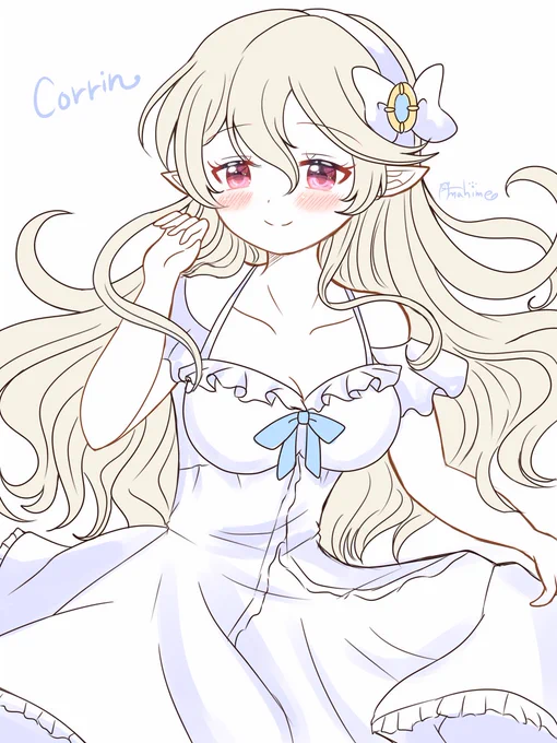白ワンピカムイちゃんWIP 