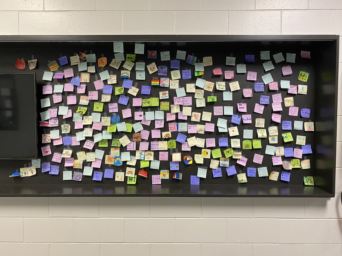 TraceyGroening's tweet photo. Amazing day with students who embody our values of kindness, respect, and responsibility! Each student added their voice to kick start the year with messages of hope and kindness following our school-wide assembly! #proudprincipal @general_byng https://t.co/jjPpXRKorE