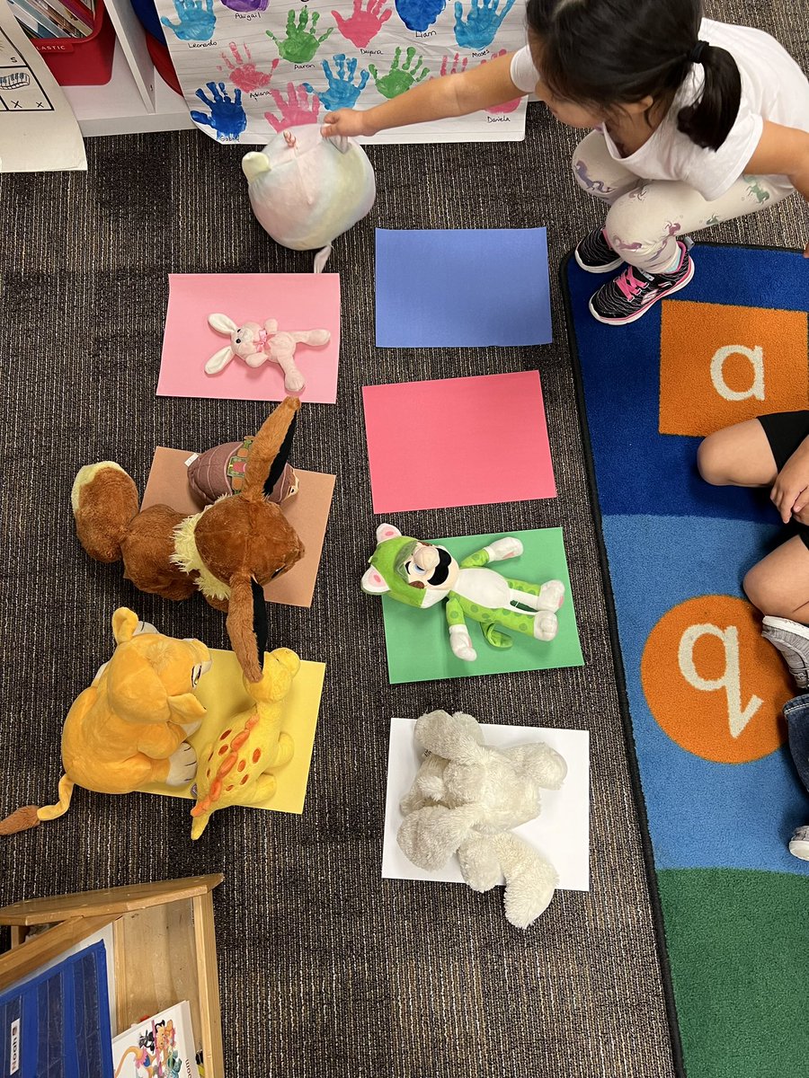 We got our first PBIS reward to bring a stuffed animal to school. So we classified them by color and  number of feet, they loved it!🧸💜<a href="/HumbleISD_HE/">Humble Elementary</a>