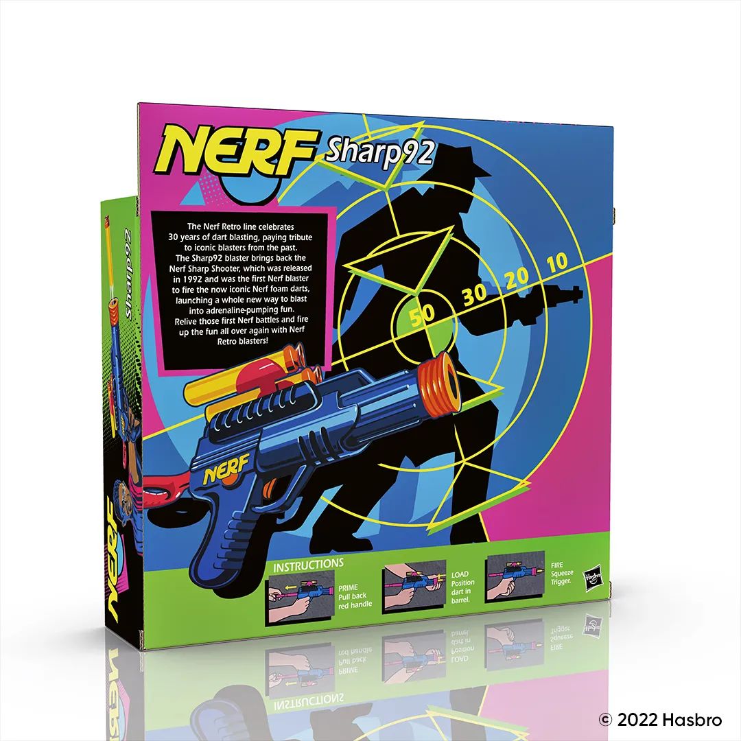 Willbo__'s tweet image. Well this is just a thing of beauty. The Retro Sharp92 Blaster is going straight into my basket. #NerfFest