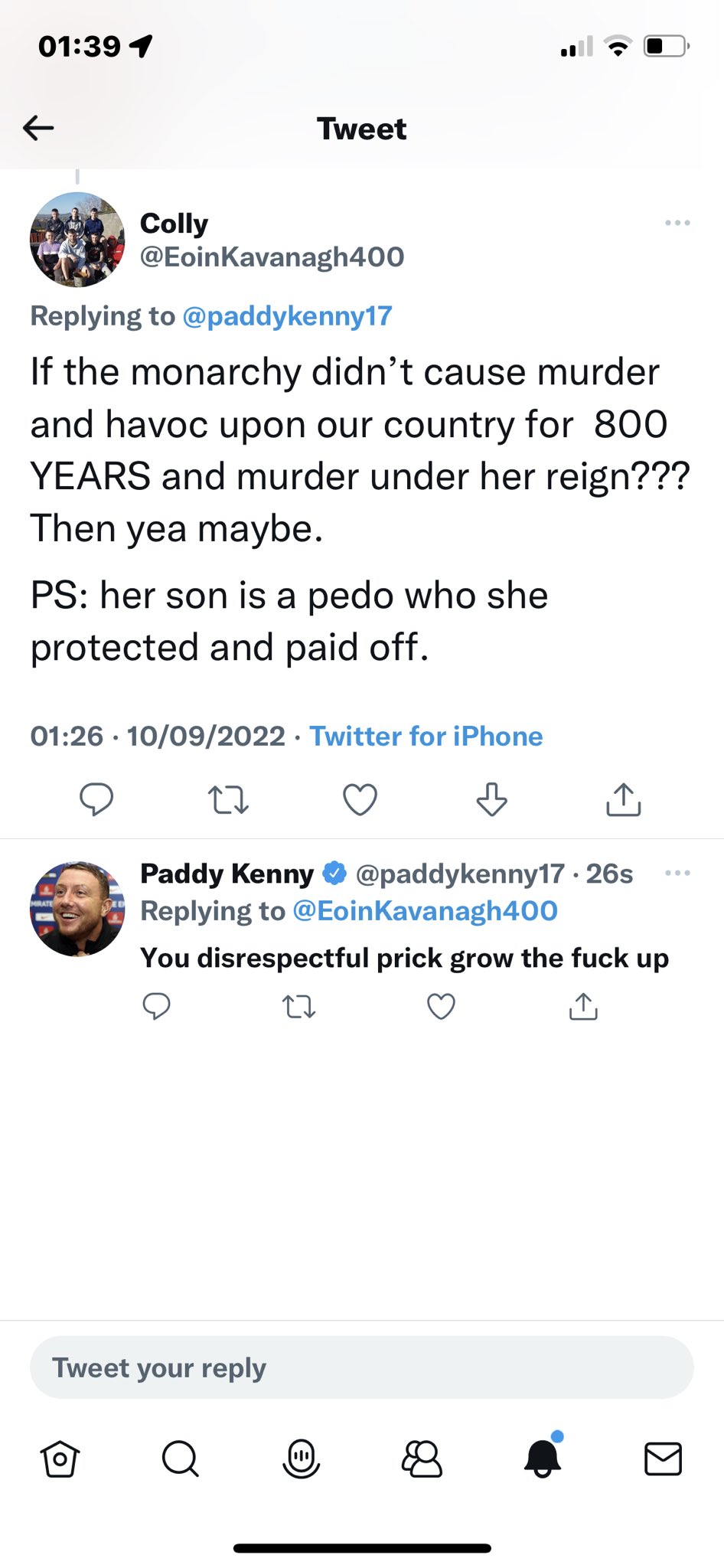 Paddy Kenny On Twitter People Like This Make Me Feel Sick Https t co aKSqhtAkYr Twitter