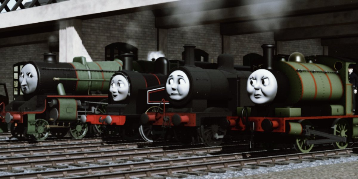 phoenixash49's tweet image. "This shed is for the fat controllers engines! Go away!"