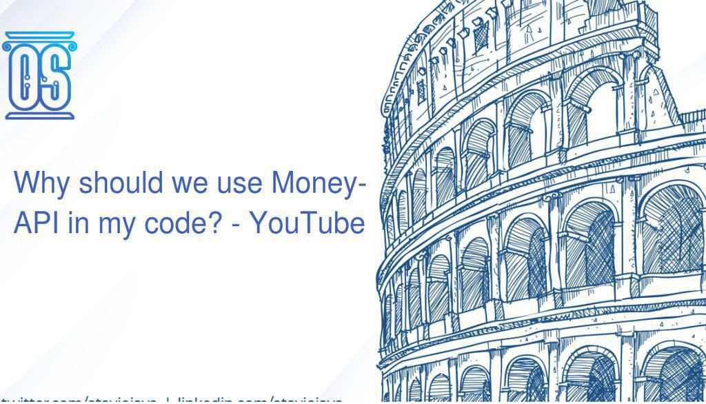 otaviojava's tweet photo. Are Float, String, Double, and BigDecimal the best way to handle Money in Java? Watch and find out!
Why should we use Money-API in my code? - YouTube
βΈ https://t.co/CWLkzPEIjy
#Java #MoneyAPI #CleanCode #CodeDesign https://t.co/OsushxuGKk