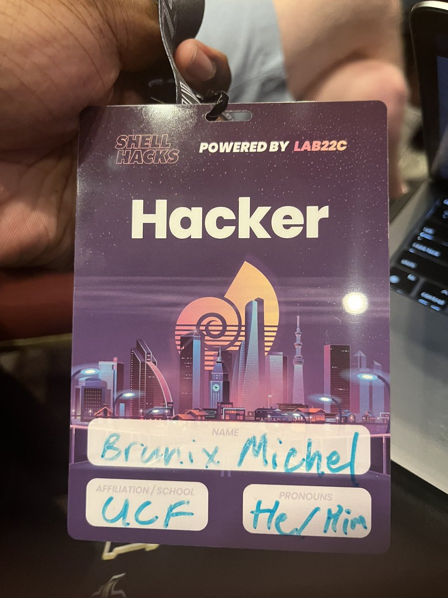 BLeonMichel's tweet photo. Glad to be back home in Miami for my first in-person Hackathon!
@UPEFIU #ShellHacks #miamitech https://t.co/EOinpuv6NG