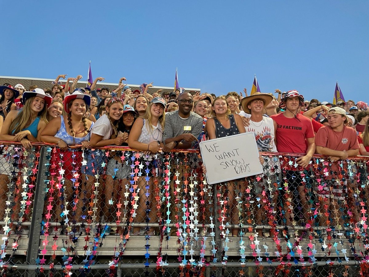 Friday night lights at EHS fron the student section. #GoWildcats