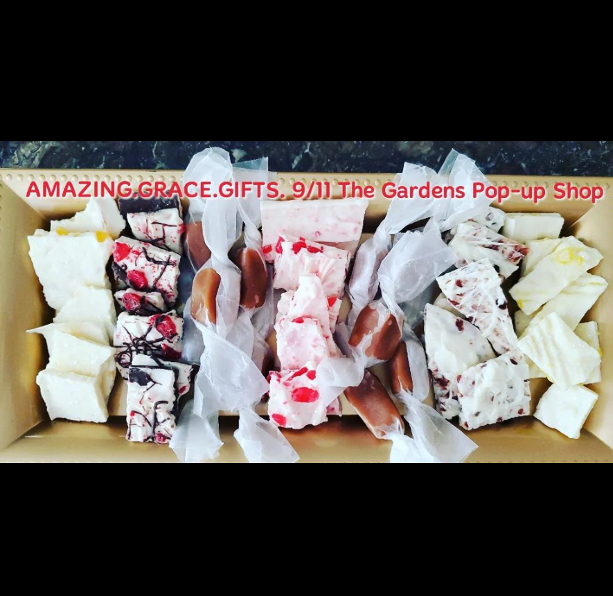 AmazingGraceGi1's tweet photo. Old-fashioned Caramels, delicious barks +Gifts (unique birdfeeders &amp; plants) will be at our booth Sun, 9/11/22 10a-4p. FREE candy samples while they last. 12001 Beamer Rd, Houston.

#oldfashionedcaramels
#deliciousbarks
#shopSmall
#Shoplocal
#veteranownedbusiness
#friendswoodtx https://t.co/mT9BgKSCMR
