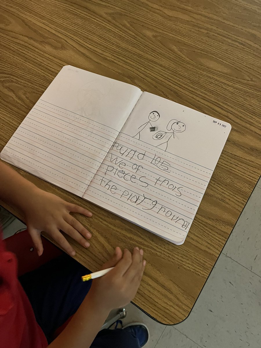 wendy_widis's tweet photo. Kinders reflecting on their PBL driving question to gain empathy for the problem in Ms. Gross’ Class. #stemjournal #pbl #StemEducation @mrsuremovich https://t.co/REgxX1SBBC