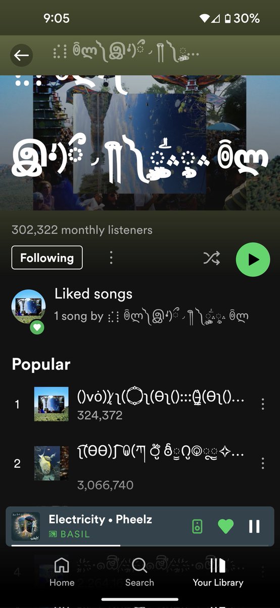 HighFridays's tweet photo. HOW THE FUCK DO YOU PRONOUNCE THIS. I KNOW IM HIGH BUT THAT ISNT EVEN GOOGLEABLE. I TRIED. GOOGLE LENS IS LIKE "uh, I dunno dude, here's some pics of tires" WHAT THE FUCK. 

Also their music is rad so I wanna be able to know how to direct my fellow humans to their music. https://t.co/ksJLIkNRRM
