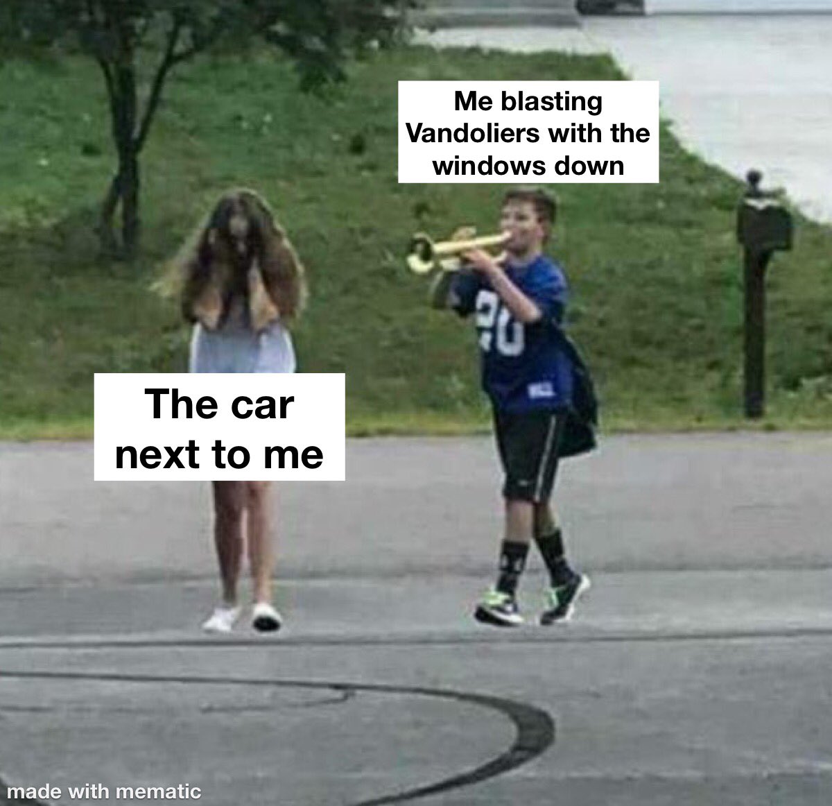 vandoliers's tweet image. What will do better on Instagram, Travis’ wedding picture from today or this meme when I post it tomorrow? #fuckthealgorithm