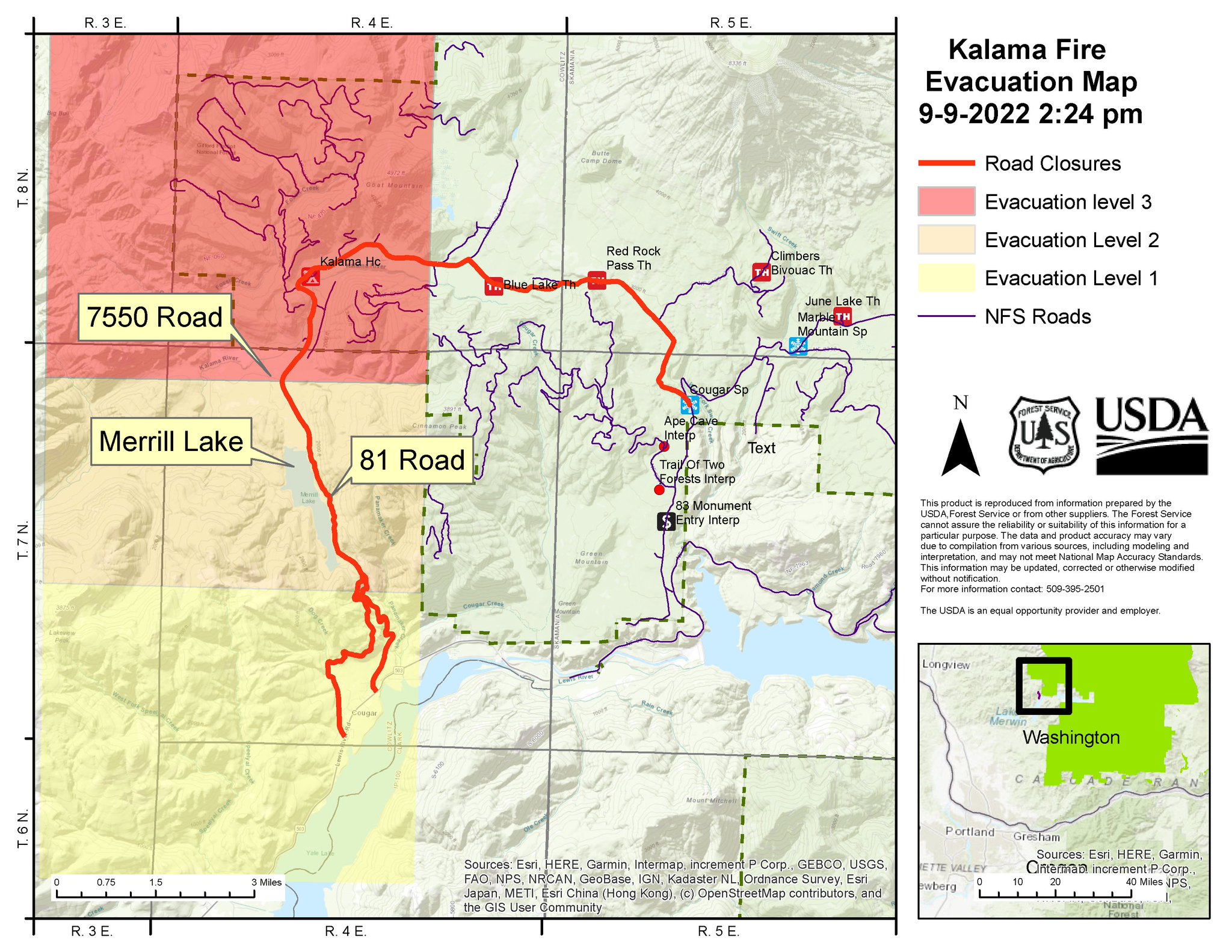 Gifford Pinchot National Forest on Twitter "Kalama Fire Update
