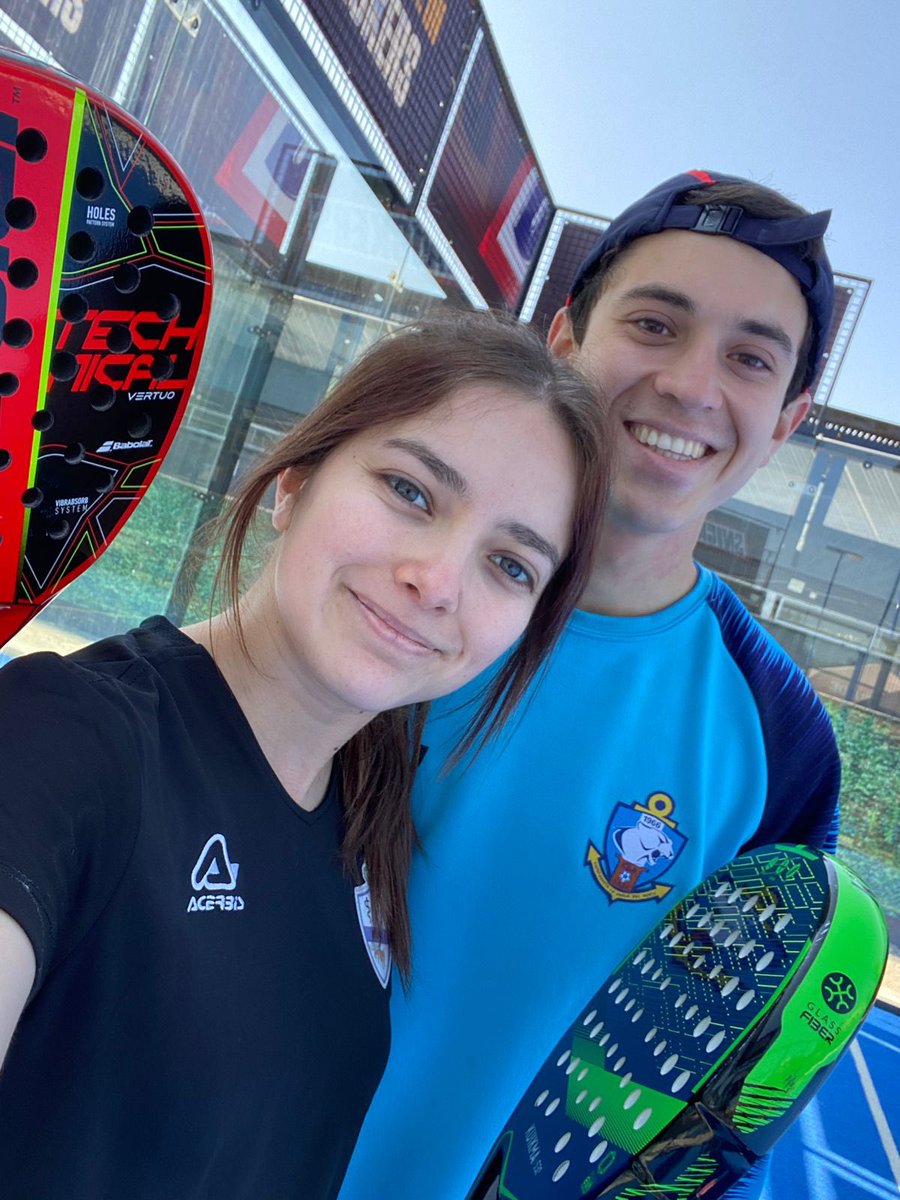 Padel hooy con mi belencita❤️❤️