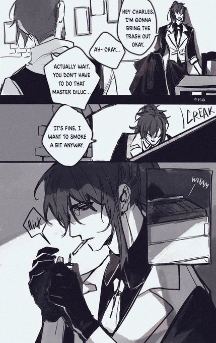 #diluchi 🔥💧
Modern AU 