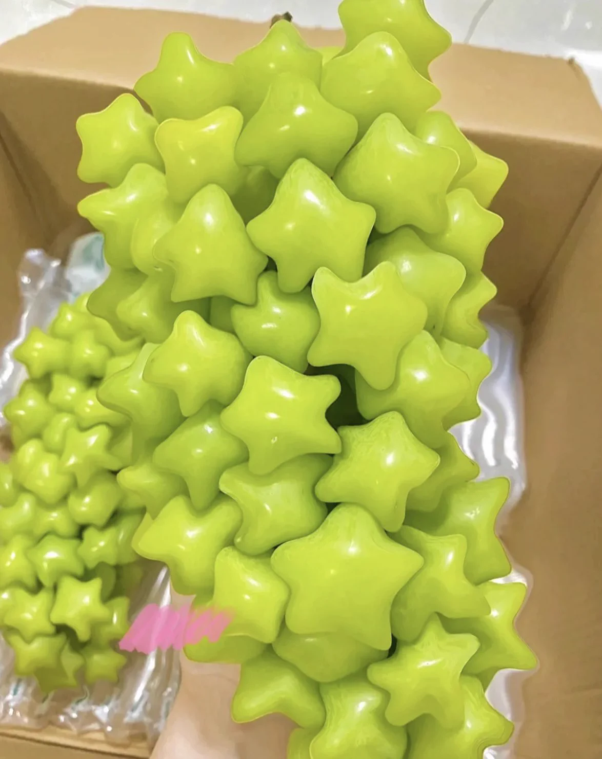 ちょっかわいい？星型ぶどうができるまでも裏側！
