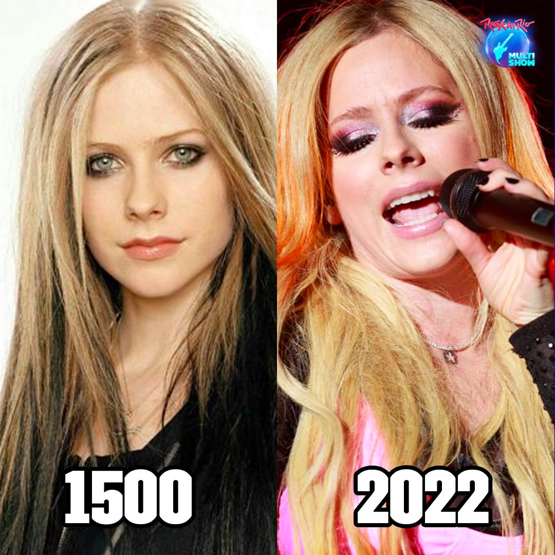 multishow's tweet photo. A gata sabe o segredo da juventude ❤️‍🔥@avrillavigne #AvrilLavigneNoMultishow #RockinRioNoMultishow https://t.co/zUPE6sADSR
