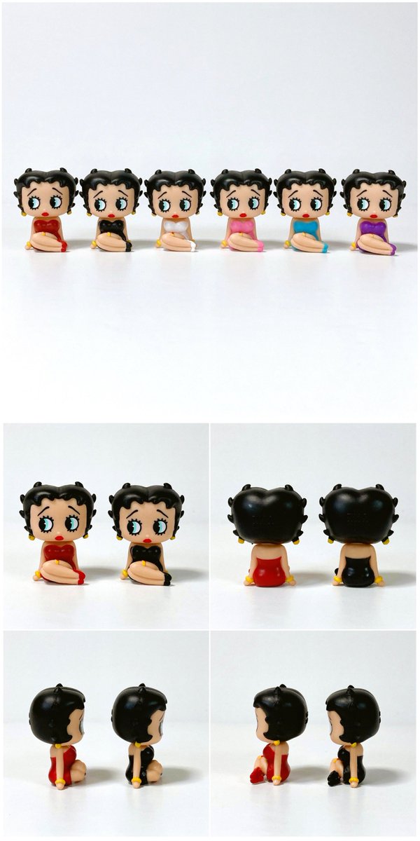 Qposket ベティブープ ベティちゃん フィギュア 2点セット レアカラー 少し前に発売してたけど近くのセリアでは見かけなかった”ベティ