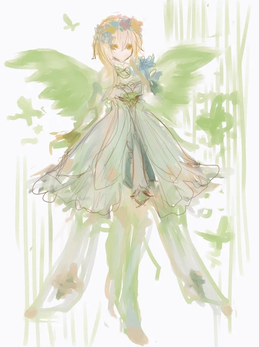 草タイプ蛍ちゃんラフ 