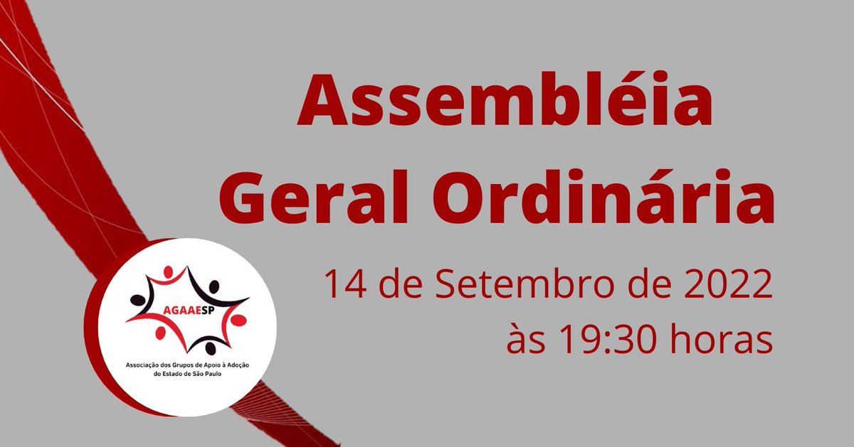 agaaesp's tweet photo. Este é o link de inscrição para a Assembleia. A participação será mediante a realização da inscrição individual.
A inscrição inicia hoje, 09/09/2022 às 19:30 horas e encerra no dia 14/09/2022 às 19:30 horas.  https://t.co/oasQmwZqCf
#agaaesp #angaad #diganãoàadotofobia #mnaadoção https://t.co/xb4Rmg7Evr